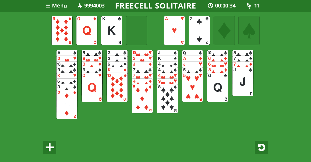 Couscous Bezit oplichterij Freecell Solitaire: gratis kaartspel, online te spelen zonder registratie